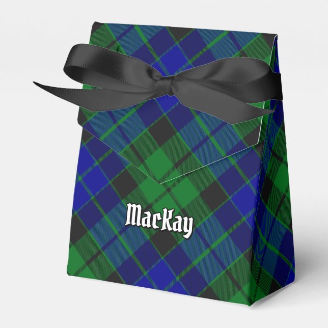 Clan MacKay Tartan Favour Box (Front Side)