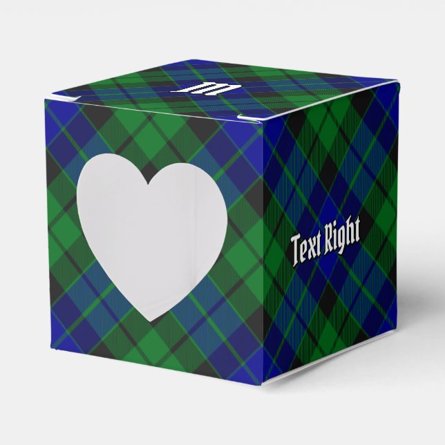 Clan MacKay Tartan Favour Box (Front Side)