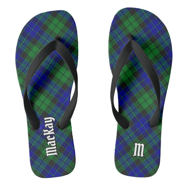 Clan MacKay Tartan Flip Flops (Footbed)