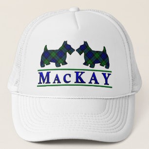 Clan MacKay Tartan Scottie Dogs Trucker Hat