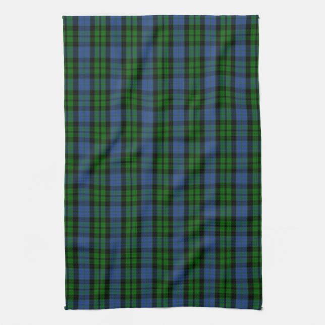 Clan MacKay Tartan Tea Towel (Vertical)