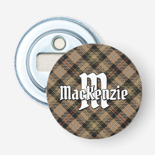 Clan MacKenzie Brown Hunting Tartan Bottle Opener