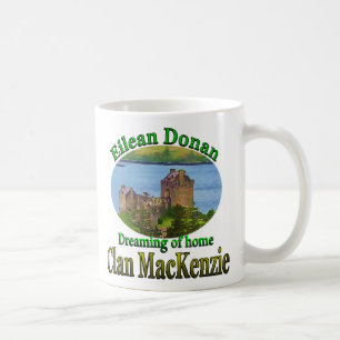 Clan MacKenzie Dreaming of Home Eilean Donan Coffee Mug