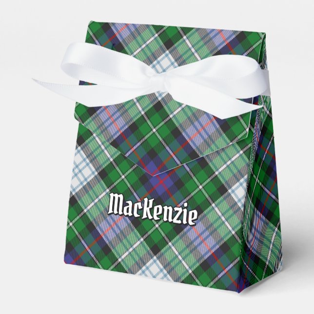 Clan MacKenzie Dress Tartan Favour Box (Front Side)