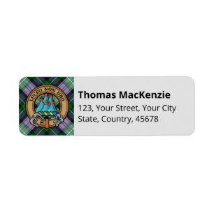 Clan MacKenzie Dress Tartan Label