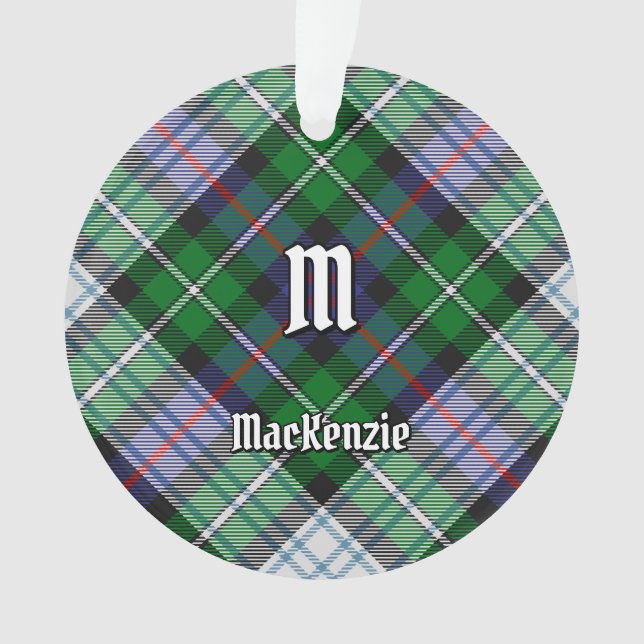 Clan MacKenzie Dress Tartan Ornament (Front)