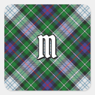 Clan MacKenzie Dress Tartan Square Sticker