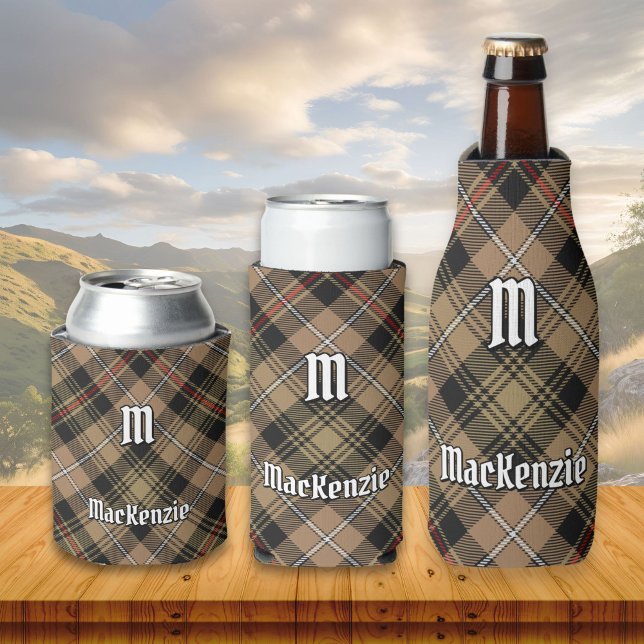 Clan MacKenzie Hunting Brown Tartan Can Cooler (Creator Uploaded)