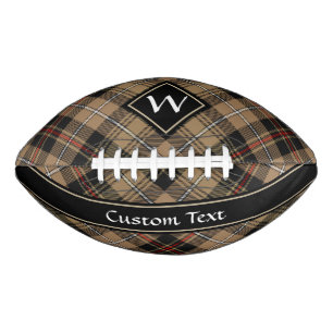 Clan MacKenzie Hunting Brown Tartan Football American Football