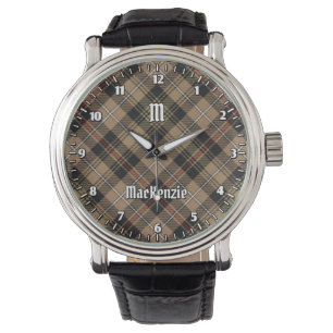Clan MacKenzie Hunting Brown Tartan Watch