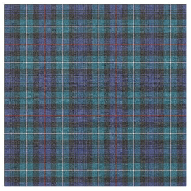Clan Mackenzie Modern Tartan Fabric (Close Up)