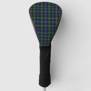 Clan MacKenzie Plaid Green Purple Check Tartan Golf Head Cover