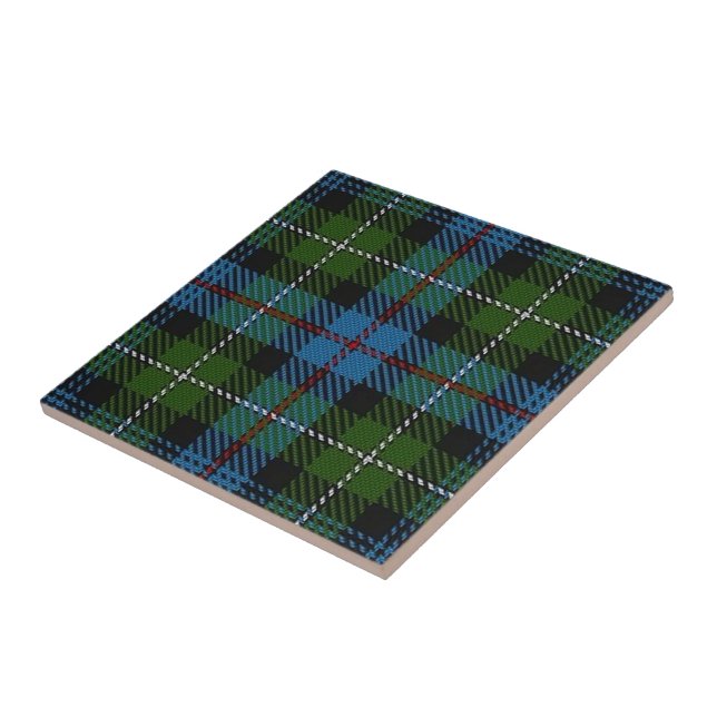 Clan MacKenzie Scottish Expressions Tartan Tile (Side)