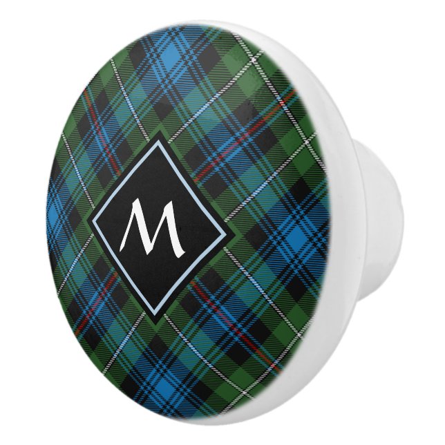 Clan MacKenzie Tartan Ceramic Knob (Right)