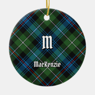 Clan MacKenzie Tartan Ceramic Ornament