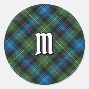 Clan MacKenzie Tartan Classic Round Sticker