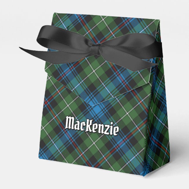 Clan MacKenzie Tartan Favour Box (Front Side)