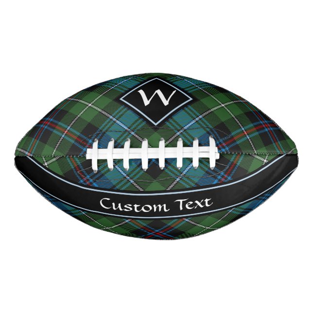 Clan MacKenzie Tartan Football American Football (Front)