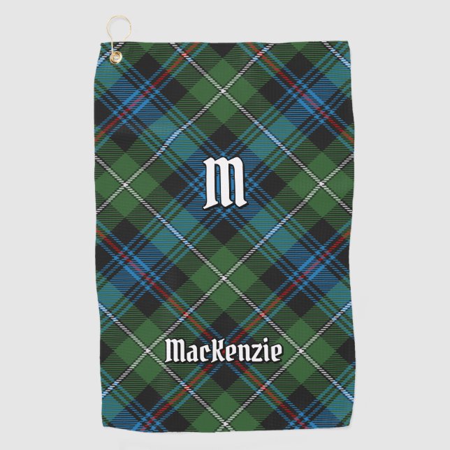 Clan MacKenzie Tartan Golf Towel (Front)