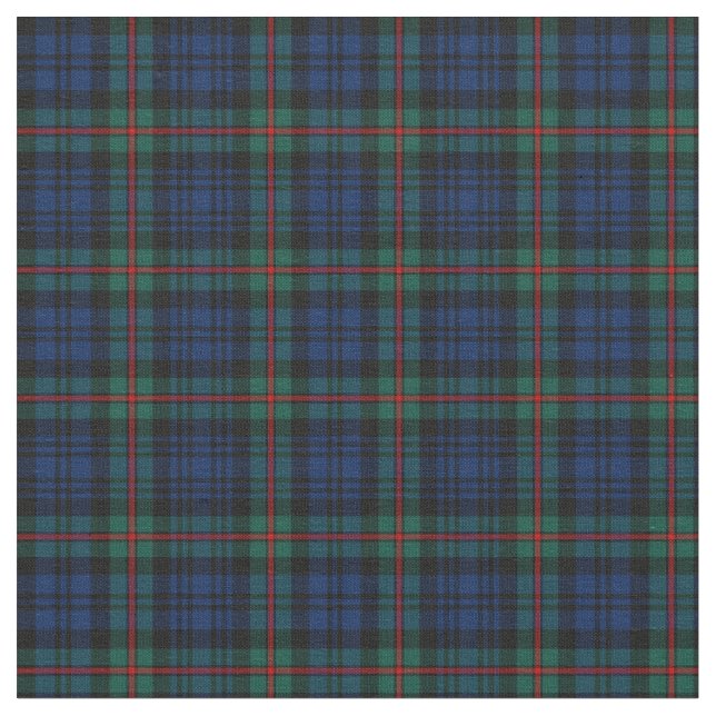 Clan MacKinlay Tartan Fabric (Close Up)