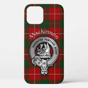 Clan MacKinnon Crest & Tartan iPhone 12 Case