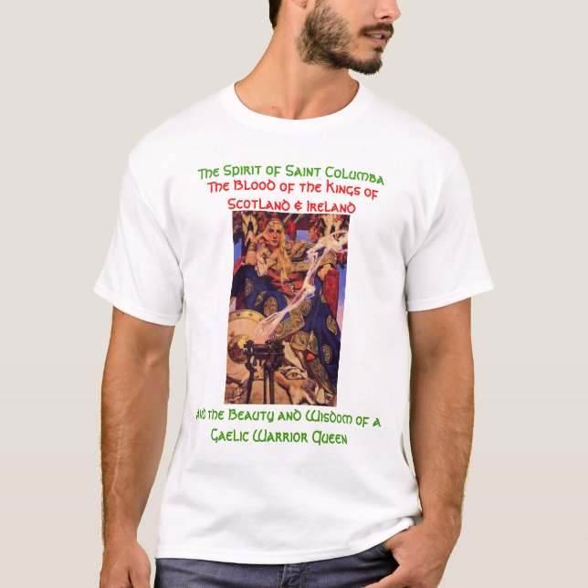 Clan MacKinnon-Empowering Women since 837 AD T-Shirt (Front)