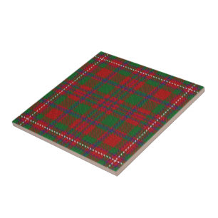 Clan MacKinnon Scottish Expressions Tartan Tile