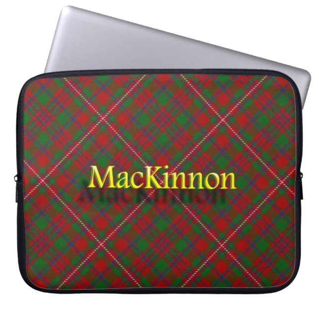 Clan MacKinnon Scottish Laptop Sleeve (Front)