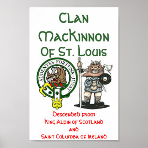 Clan MacKinnon St. Louis Poster