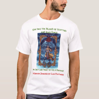 Clan MacKinnon Warrior Princess-Heritage T-Shirt