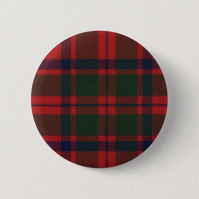 Clan Mackintosh Tartan Button (Front)