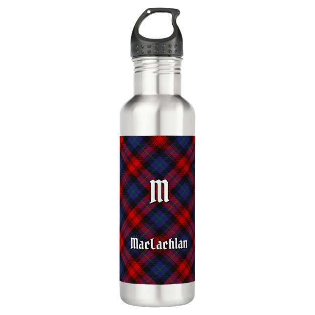 Clan MacLachlan Tartan 710 Ml Water Bottle (Front)