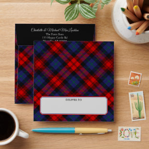 Clan MacLachlan Tartan Envelope
