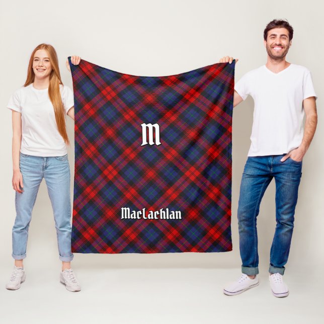 Clan MacLachlan Tartan Fleece Blanket (In Situ)