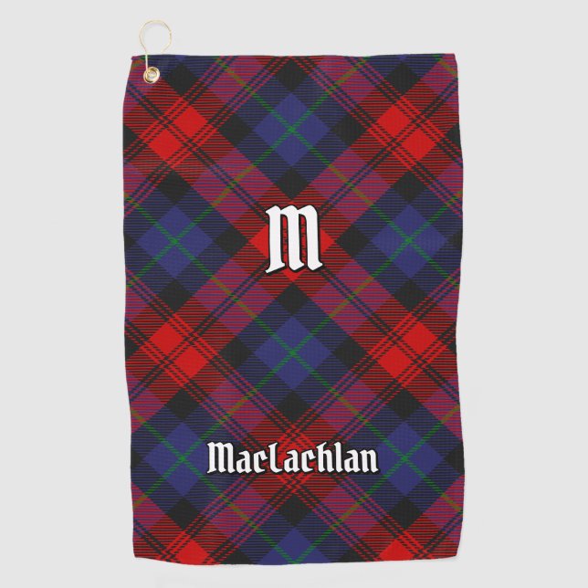 Clan MacLachlan Tartan Golf Towel (Front)