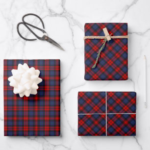 Clan MacLachlan Tartan Wrapping Paper Sheet