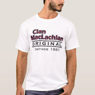 Clan MacLachlan Vintage Customise Your Birthyear T-Shirt