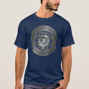 Clan MacLaren Crest & Tartan Knot T-Shirt