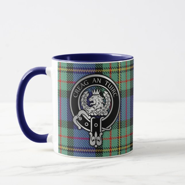 Clan MacLaren Crest & Tartan Mug (Left)