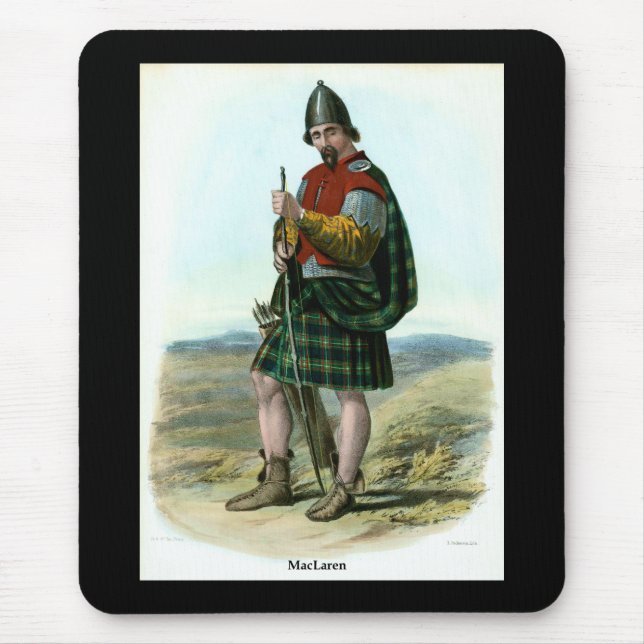 Clan MacLaren Mouse Mat (Front)