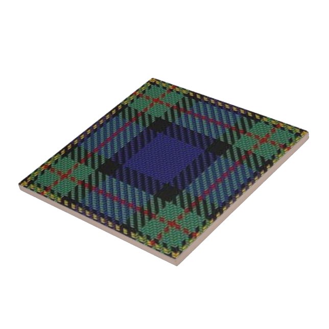 Clan MacLaren Scottish Expressions Tartan Tile (Side)