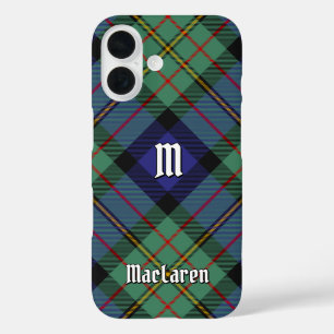 Clan MacLaren Tartan iPhone 16 Case