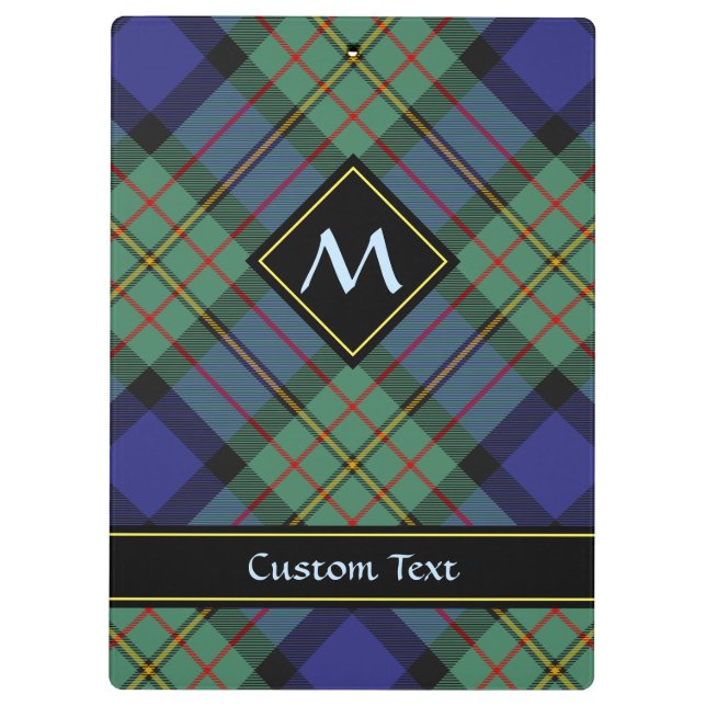 Clan MacLaren Tartan Clipboard (Back)