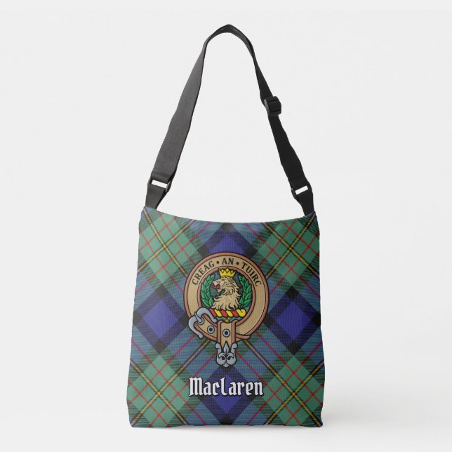Clan MacLaren Tartan Crossbody Bag (Front)