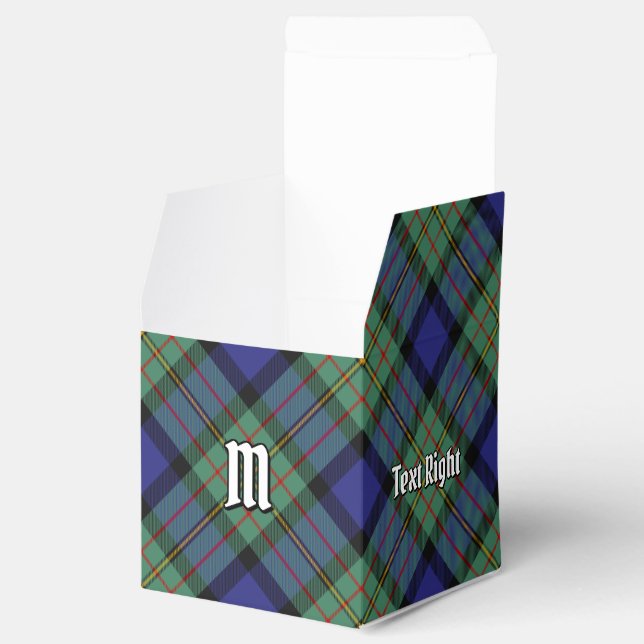 Clan MacLaren Tartan Favour Box (Opened)