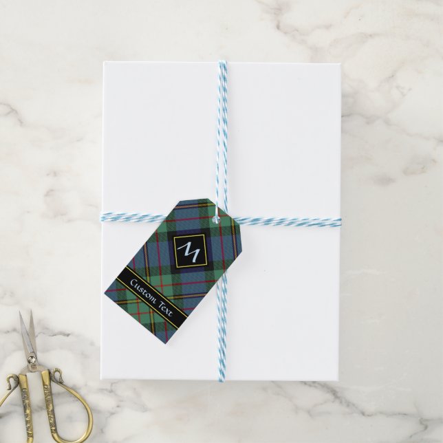 Clan MacLaren Tartan Gift Tags (With Twine)