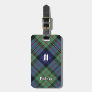 Clan MacLaren Tartan Luggage Tag