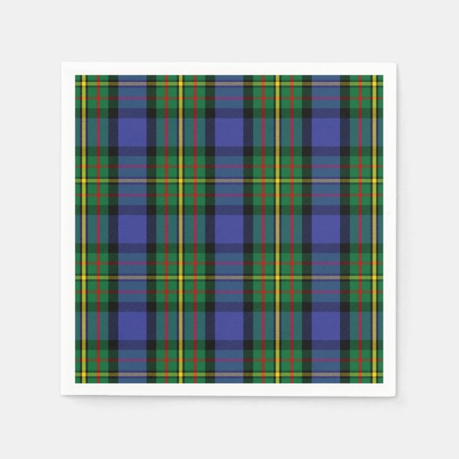 Clan MacLaren Tartan Napkin (Front)