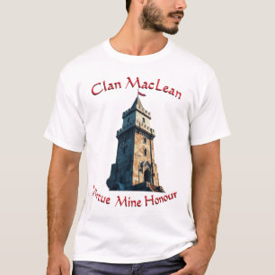 Clan MacLean Castle Tower Virtue Mine Honour T-Shirt