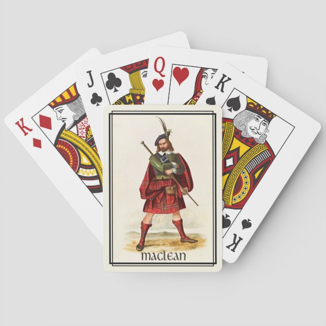 Clan MacLean Classic Scotland Deck Playing Cards (Back)